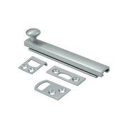 DELTANA Concealed Screw Surface Bolt Window Latch Brushed Chrome, 10PK 4SBCS26D-XCP10